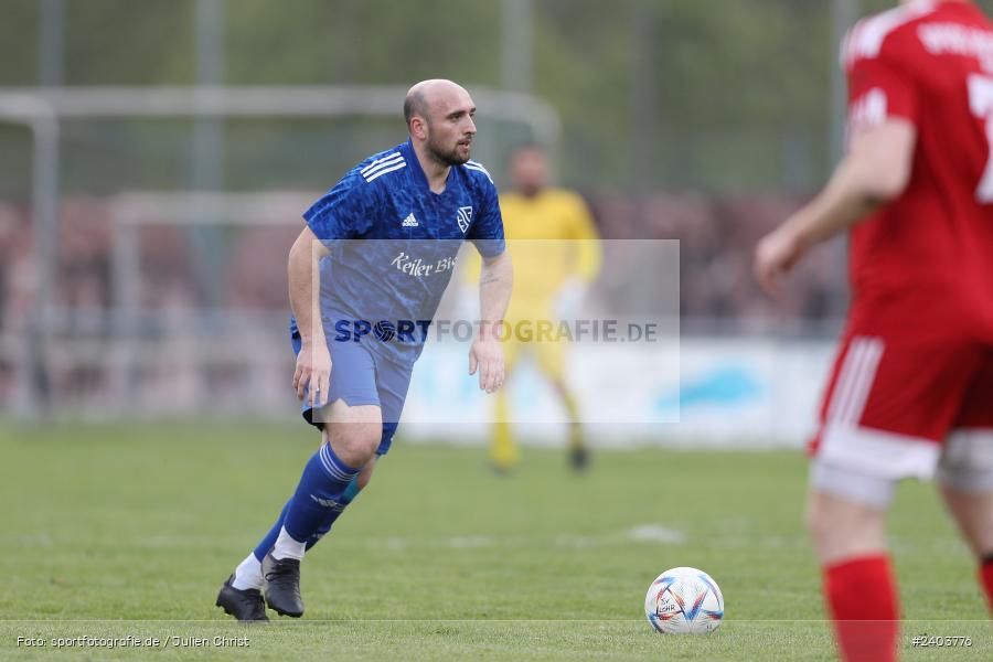 Sportgelände, Lohr, 17.04.2024, sport, action, BFV, Fussball, April 2024, 28. Spieltag, Bezirksliga Unterfranken West, SpVgg Hösbach-Bahnhof, TSV Lohr - Bild-ID: 2403776