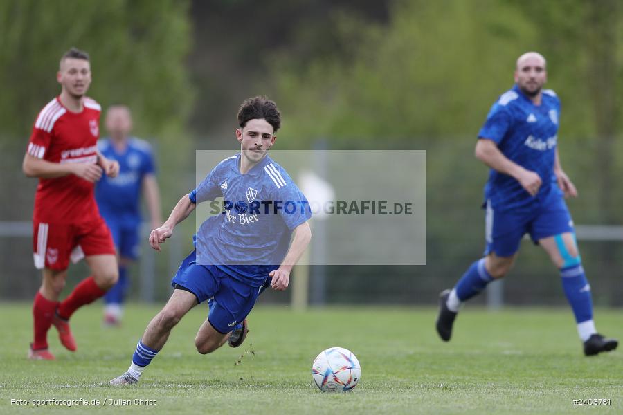 Sportgelände, Lohr, 17.04.2024, sport, action, BFV, Fussball, April 2024, 28. Spieltag, Bezirksliga Unterfranken West, SpVgg Hösbach-Bahnhof, TSV Lohr - Bild-ID: 2403781