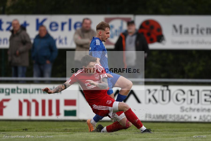 Sportgelände, Lohr, 17.04.2024, sport, action, BFV, Fussball, April 2024, 28. Spieltag, Bezirksliga Unterfranken West, SpVgg Hösbach-Bahnhof, TSV Lohr - Bild-ID: 2403783