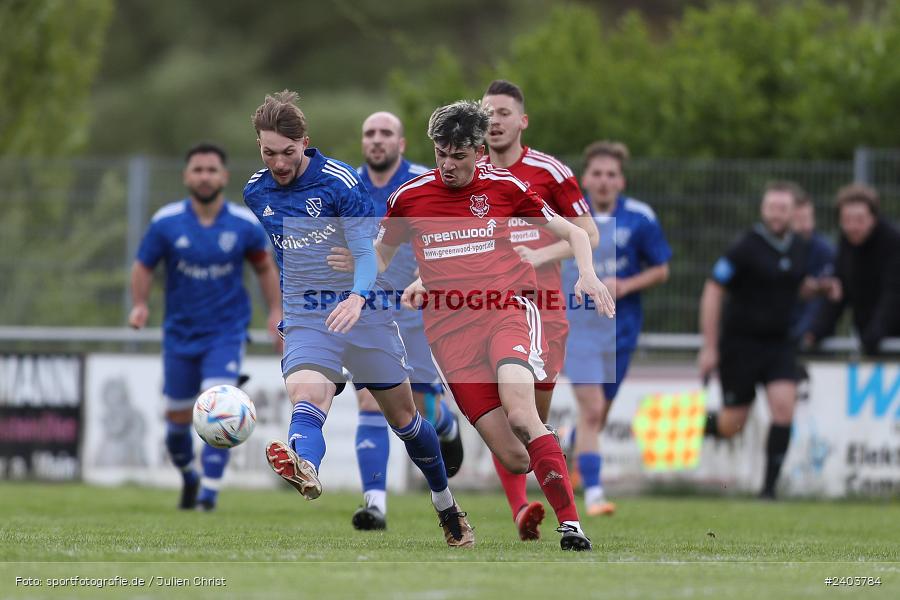 Sportgelände, Lohr, 17.04.2024, sport, action, BFV, Fussball, April 2024, 28. Spieltag, Bezirksliga Unterfranken West, SpVgg Hösbach-Bahnhof, TSV Lohr - Bild-ID: 2403784