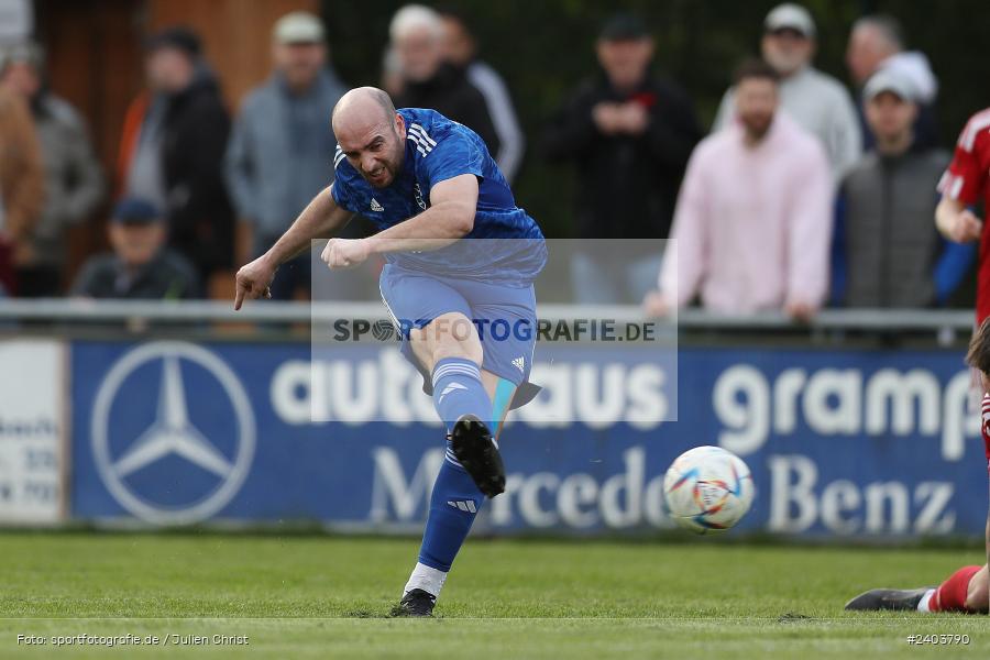 Sportgelände, Lohr, 17.04.2024, sport, action, BFV, Fussball, April 2024, 28. Spieltag, Bezirksliga Unterfranken West, SpVgg Hösbach-Bahnhof, TSV Lohr - Bild-ID: 2403790