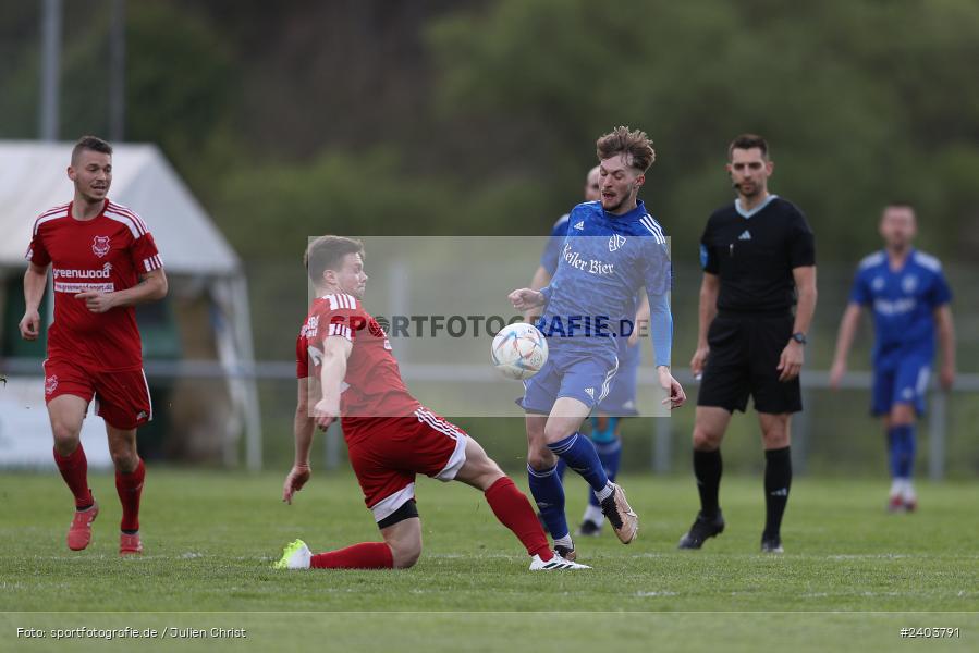 Sportgelände, Lohr, 17.04.2024, sport, action, BFV, Fussball, April 2024, 28. Spieltag, Bezirksliga Unterfranken West, SpVgg Hösbach-Bahnhof, TSV Lohr - Bild-ID: 2403791