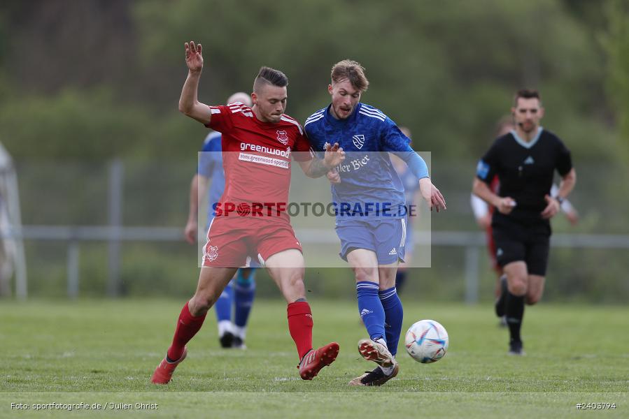 Sportgelände, Lohr, 17.04.2024, sport, action, BFV, Fussball, April 2024, 28. Spieltag, Bezirksliga Unterfranken West, SpVgg Hösbach-Bahnhof, TSV Lohr - Bild-ID: 2403794