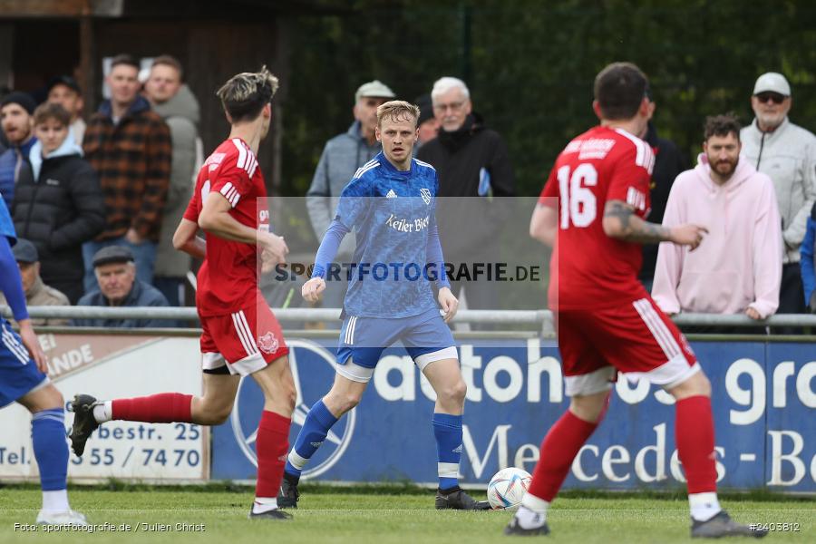 Sportgelände, Lohr, 17.04.2024, sport, action, BFV, Fussball, April 2024, 28. Spieltag, Bezirksliga Unterfranken West, SpVgg Hösbach-Bahnhof, TSV Lohr - Bild-ID: 2403812