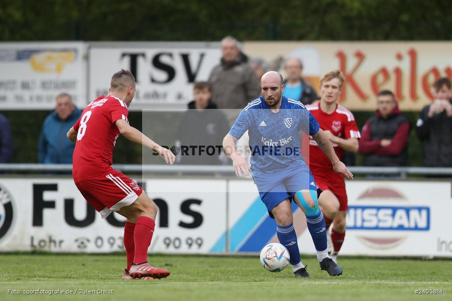 Sportgelände, Lohr, 17.04.2024, sport, action, BFV, Fussball, April 2024, 28. Spieltag, Bezirksliga Unterfranken West, SpVgg Hösbach-Bahnhof, TSV Lohr - Bild-ID: 2403814