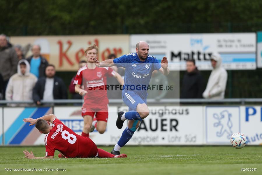 Sportgelände, Lohr, 17.04.2024, sport, action, BFV, Fussball, April 2024, 28. Spieltag, Bezirksliga Unterfranken West, SpVgg Hösbach-Bahnhof, TSV Lohr - Bild-ID: 2403817