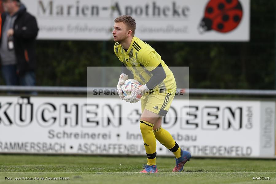Sportgelände, Lohr, 17.04.2024, sport, action, BFV, Fussball, April 2024, 28. Spieltag, Bezirksliga Unterfranken West, SpVgg Hösbach-Bahnhof, TSV Lohr - Bild-ID: 2403820
