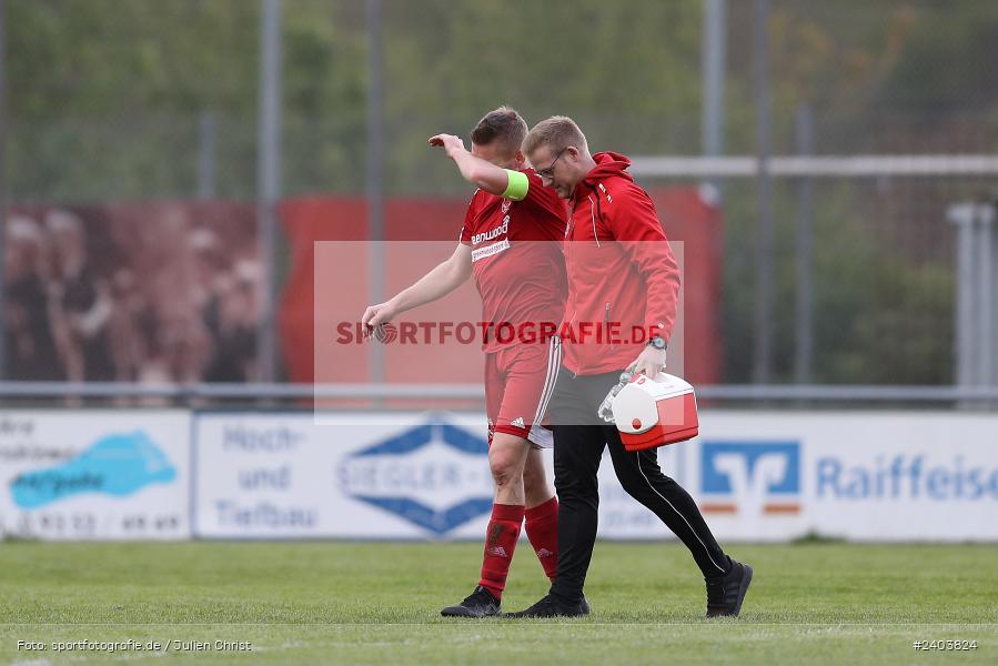 Sportgelände, Lohr, 17.04.2024, sport, action, BFV, Fussball, April 2024, 28. Spieltag, Bezirksliga Unterfranken West, SpVgg Hösbach-Bahnhof, TSV Lohr - Bild-ID: 2403824