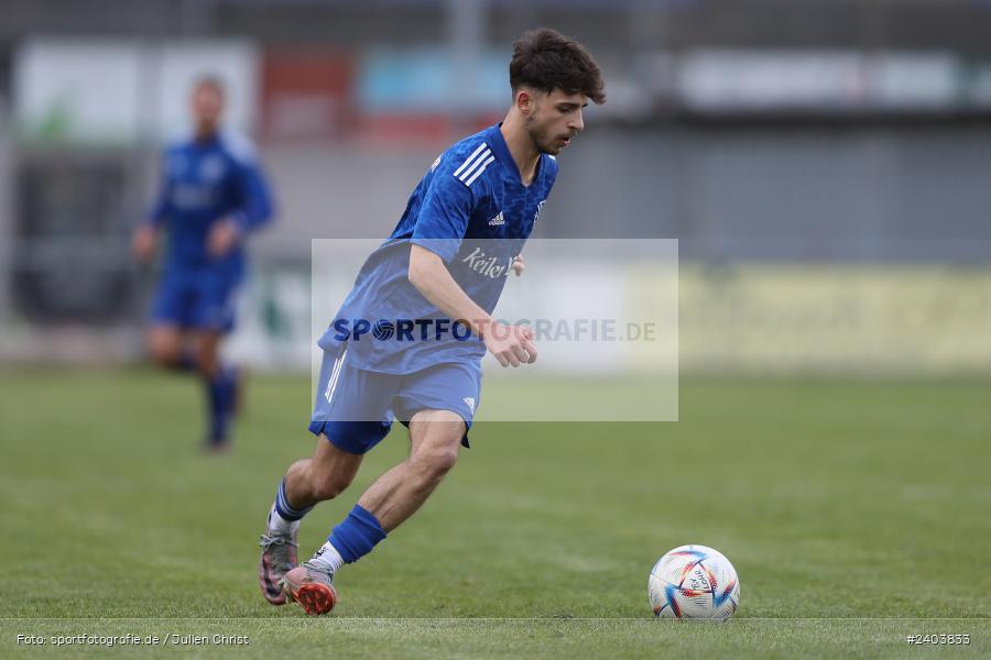 Sportgelände, Lohr, 17.04.2024, sport, action, BFV, Fussball, April 2024, 28. Spieltag, Bezirksliga Unterfranken West, SpVgg Hösbach-Bahnhof, TSV Lohr - Bild-ID: 2403833