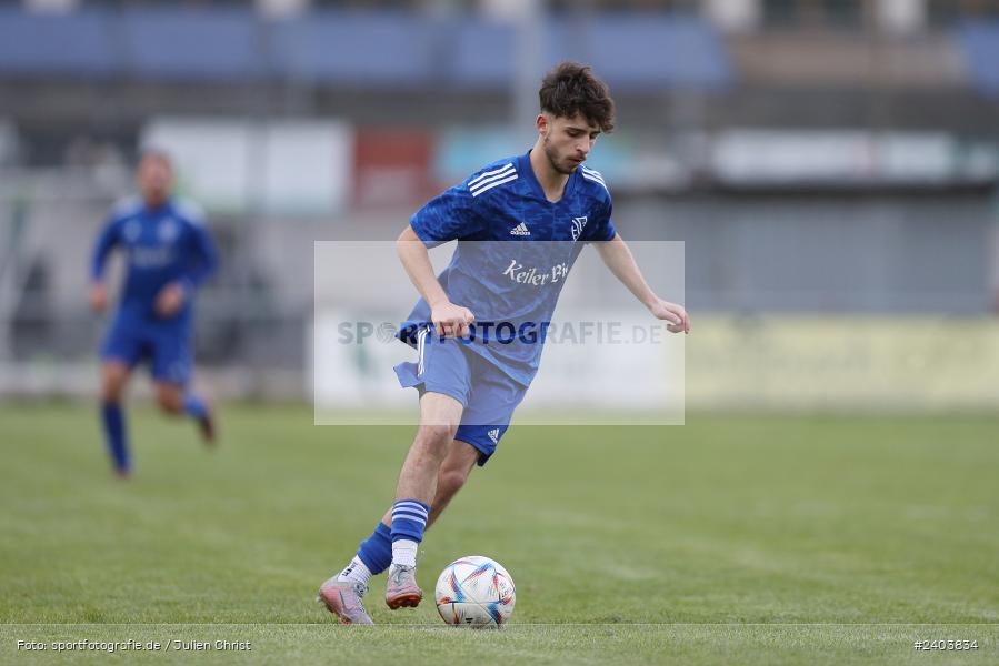 Sportgelände, Lohr, 17.04.2024, sport, action, BFV, Fussball, April 2024, 28. Spieltag, Bezirksliga Unterfranken West, SpVgg Hösbach-Bahnhof, TSV Lohr - Bild-ID: 2403834
