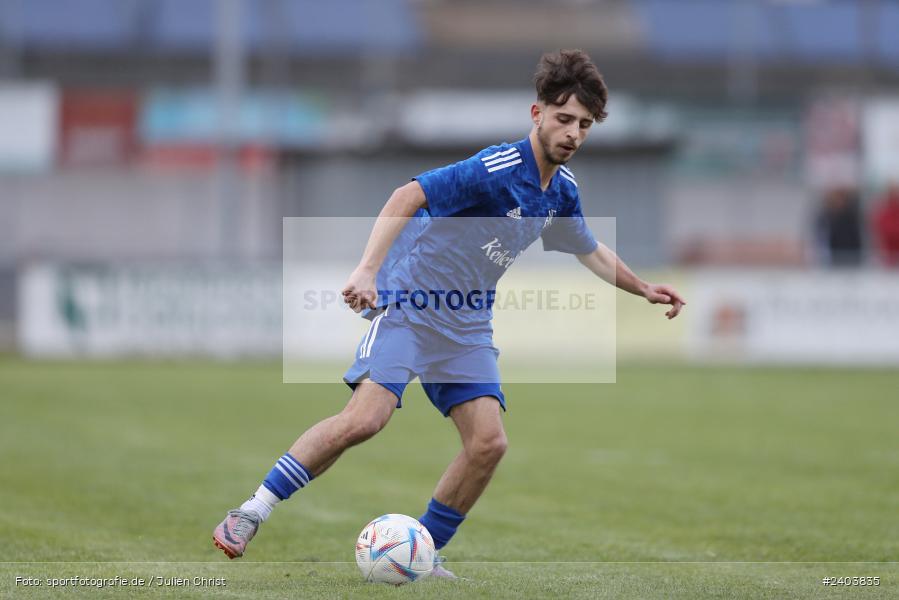 Sportgelände, Lohr, 17.04.2024, sport, action, BFV, Fussball, April 2024, 28. Spieltag, Bezirksliga Unterfranken West, SpVgg Hösbach-Bahnhof, TSV Lohr - Bild-ID: 2403835
