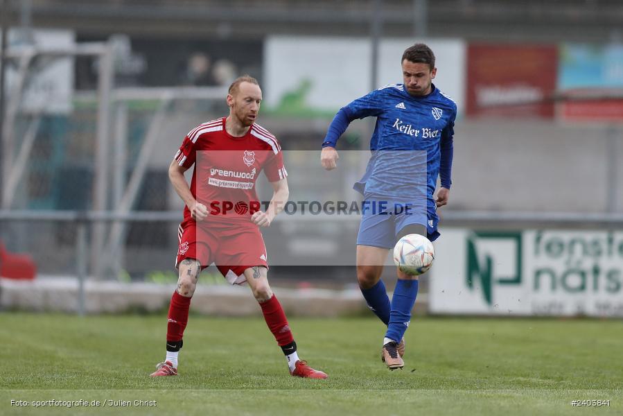 Sportgelände, Lohr, 17.04.2024, sport, action, BFV, Fussball, April 2024, 28. Spieltag, Bezirksliga Unterfranken West, SpVgg Hösbach-Bahnhof, TSV Lohr - Bild-ID: 2403841