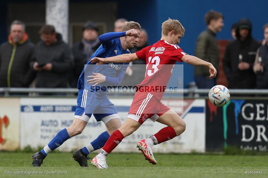 Sportgelände, Lohr, 17.04.2024, sport, action, BFV, Fussball, April 2024, 28. Spieltag, Bezirksliga Unterfranken West, SpVgg Hösbach-Bahnhof, TSV Lohr - Bild-ID: 2403843