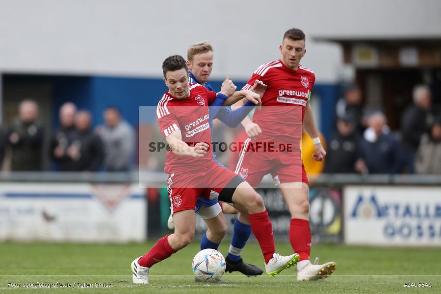 Sportgelände, Lohr, 17.04.2024, sport, action, BFV, Fussball, April 2024, 28. Spieltag, Bezirksliga Unterfranken West, SpVgg Hösbach-Bahnhof, TSV Lohr - Bild-ID: 2403846