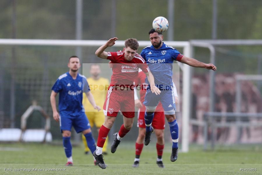 Sportgelände, Lohr, 17.04.2024, sport, action, BFV, Fussball, April 2024, 28. Spieltag, Bezirksliga Unterfranken West, SpVgg Hösbach-Bahnhof, TSV Lohr - Bild-ID: 2403853