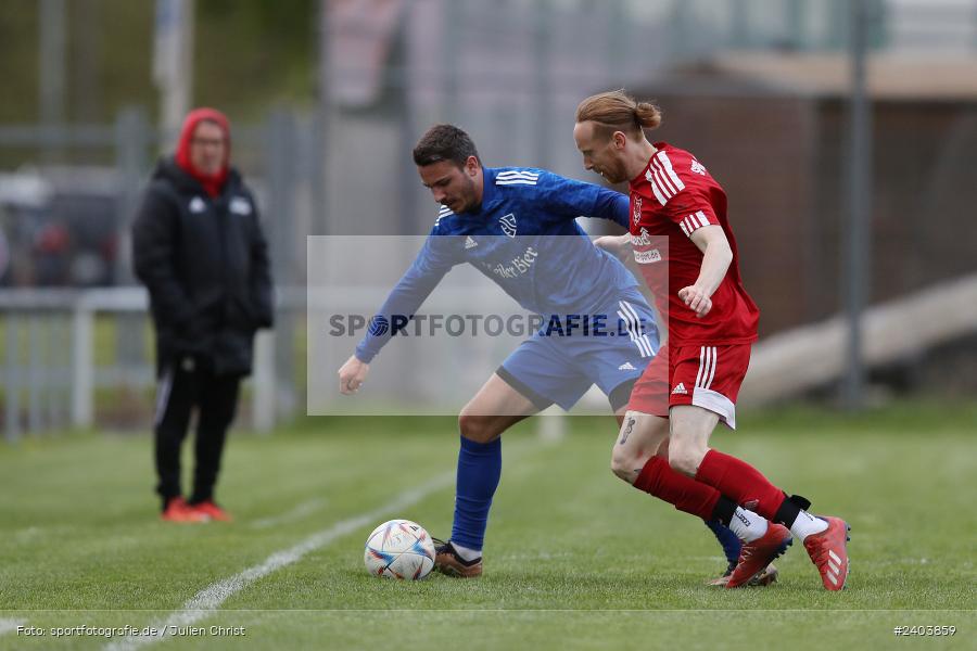 Sportgelände, Lohr, 17.04.2024, sport, action, BFV, Fussball, April 2024, 28. Spieltag, Bezirksliga Unterfranken West, SpVgg Hösbach-Bahnhof, TSV Lohr - Bild-ID: 2403859