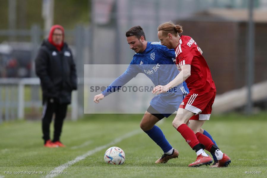 Sportgelände, Lohr, 17.04.2024, sport, action, BFV, Fussball, April 2024, 28. Spieltag, Bezirksliga Unterfranken West, SpVgg Hösbach-Bahnhof, TSV Lohr - Bild-ID: 2403861