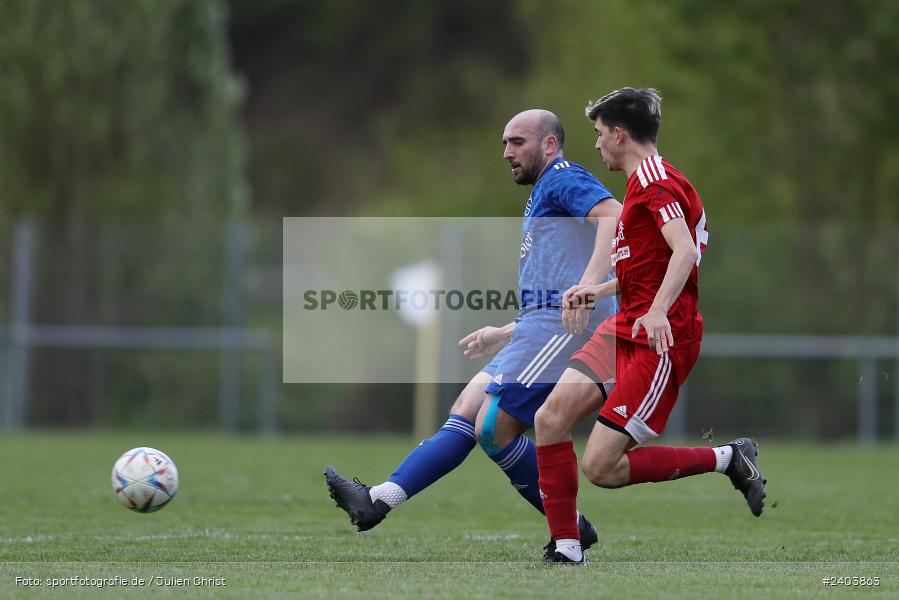 Sportgelände, Lohr, 17.04.2024, sport, action, BFV, Fussball, April 2024, 28. Spieltag, Bezirksliga Unterfranken West, SpVgg Hösbach-Bahnhof, TSV Lohr - Bild-ID: 2403863