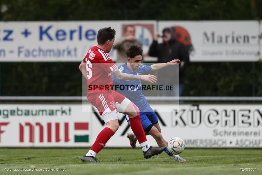 Sportgelände, Lohr, 17.04.2024, sport, action, BFV, Fussball, April 2024, 28. Spieltag, Bezirksliga Unterfranken West, SpVgg Hösbach-Bahnhof, TSV Lohr - Bild-ID: 2403864