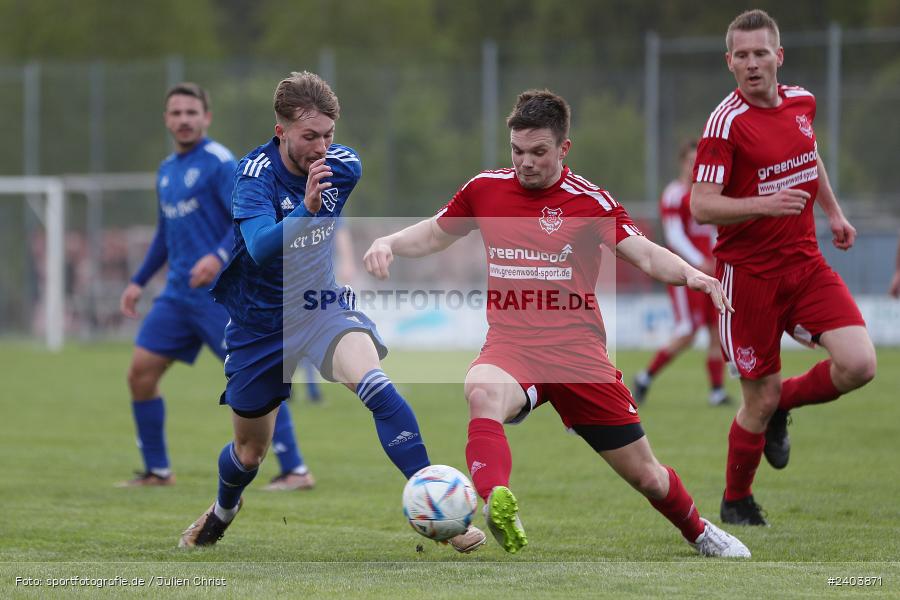 Sportgelände, Lohr, 17.04.2024, sport, action, BFV, Fussball, April 2024, 28. Spieltag, Bezirksliga Unterfranken West, SpVgg Hösbach-Bahnhof, TSV Lohr - Bild-ID: 2403871
