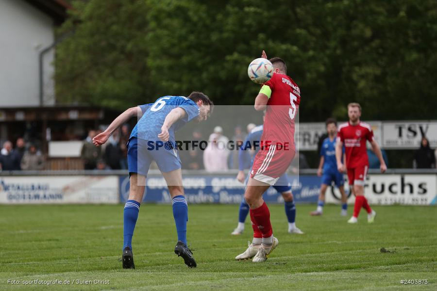 Sportgelände, Lohr, 17.04.2024, sport, action, BFV, Fussball, April 2024, 28. Spieltag, Bezirksliga Unterfranken West, SpVgg Hösbach-Bahnhof, TSV Lohr - Bild-ID: 2403873