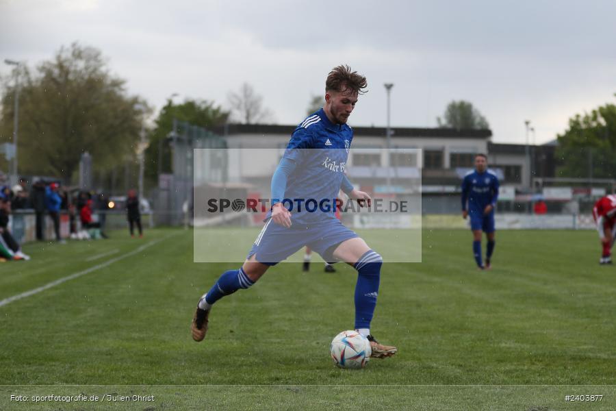 Sportgelände, Lohr, 17.04.2024, sport, action, BFV, Fussball, April 2024, 28. Spieltag, Bezirksliga Unterfranken West, SpVgg Hösbach-Bahnhof, TSV Lohr - Bild-ID: 2403877