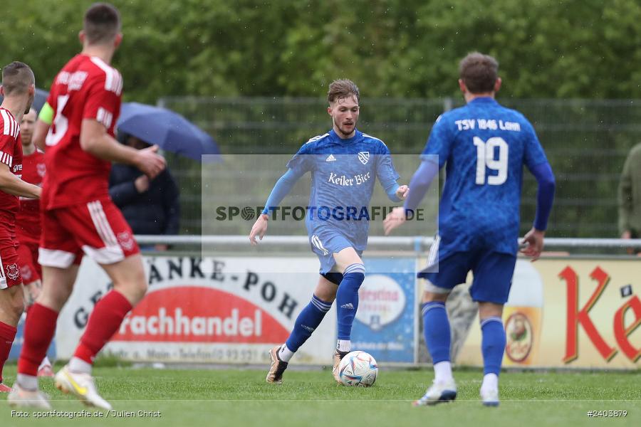 Sportgelände, Lohr, 17.04.2024, sport, action, BFV, Fussball, April 2024, 28. Spieltag, Bezirksliga Unterfranken West, SpVgg Hösbach-Bahnhof, TSV Lohr - Bild-ID: 2403879