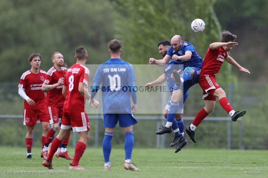 Sportgelände, Lohr, 17.04.2024, sport, action, BFV, Fussball, April 2024, 28. Spieltag, Bezirksliga Unterfranken West, SpVgg Hösbach-Bahnhof, TSV Lohr - Bild-ID: 2403880