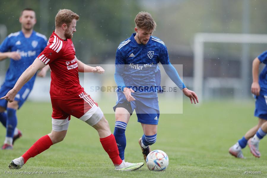 Sportgelände, Lohr, 17.04.2024, sport, action, BFV, Fussball, April 2024, 28. Spieltag, Bezirksliga Unterfranken West, SpVgg Hösbach-Bahnhof, TSV Lohr - Bild-ID: 2403885