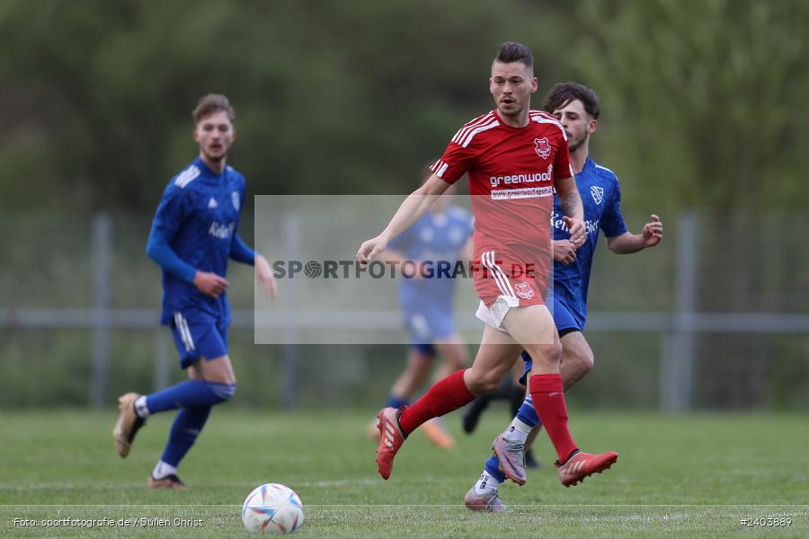 Sportgelände, Lohr, 17.04.2024, sport, action, BFV, Fussball, April 2024, 28. Spieltag, Bezirksliga Unterfranken West, SpVgg Hösbach-Bahnhof, TSV Lohr - Bild-ID: 2403889