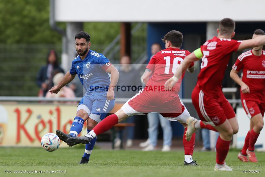 Sportgelände, Lohr, 17.04.2024, sport, action, BFV, Fussball, April 2024, 28. Spieltag, Bezirksliga Unterfranken West, SpVgg Hösbach-Bahnhof, TSV Lohr - Bild-ID: 2403890
