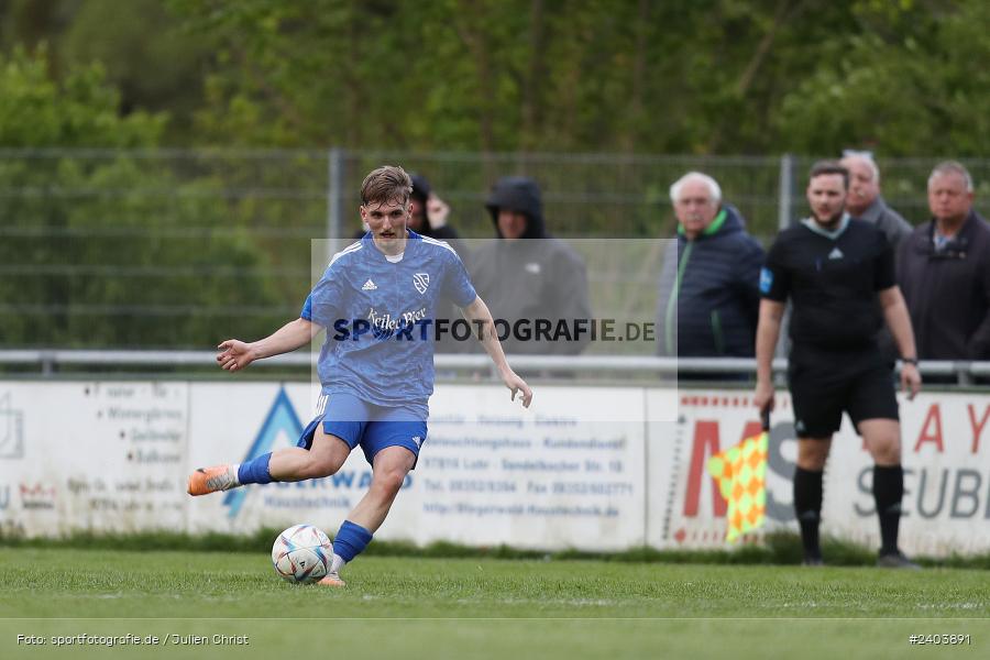 Sportgelände, Lohr, 17.04.2024, sport, action, BFV, Fussball, April 2024, 28. Spieltag, Bezirksliga Unterfranken West, SpVgg Hösbach-Bahnhof, TSV Lohr - Bild-ID: 2403891