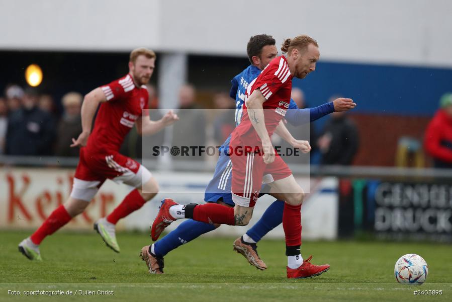 Sportgelände, Lohr, 17.04.2024, sport, action, BFV, Fussball, April 2024, 28. Spieltag, Bezirksliga Unterfranken West, SpVgg Hösbach-Bahnhof, TSV Lohr - Bild-ID: 2403895