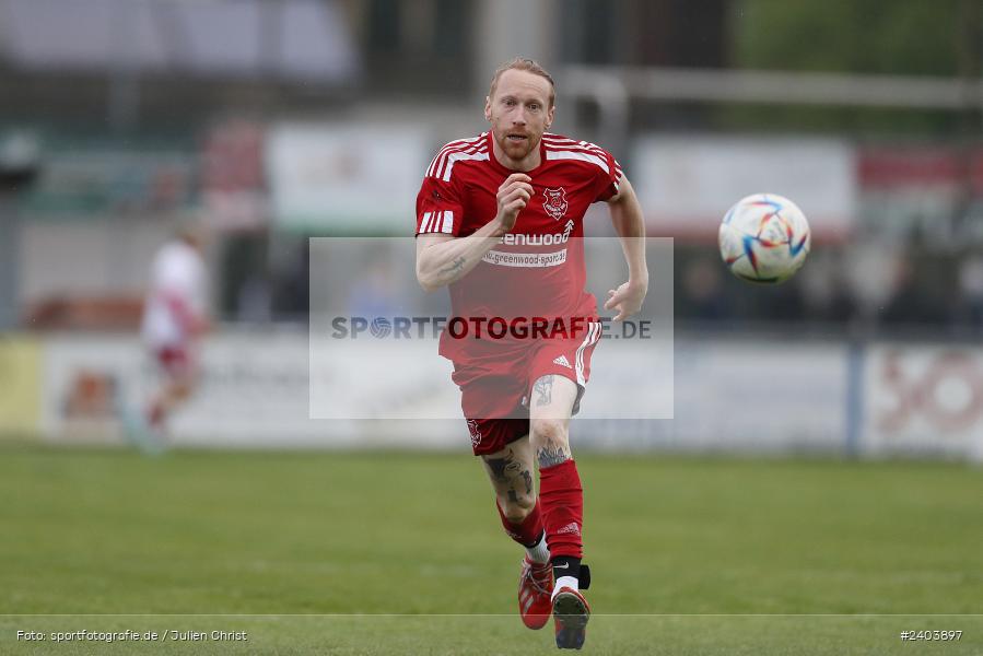 Sportgelände, Lohr, 17.04.2024, sport, action, BFV, Fussball, April 2024, 28. Spieltag, Bezirksliga Unterfranken West, SpVgg Hösbach-Bahnhof, TSV Lohr - Bild-ID: 2403897