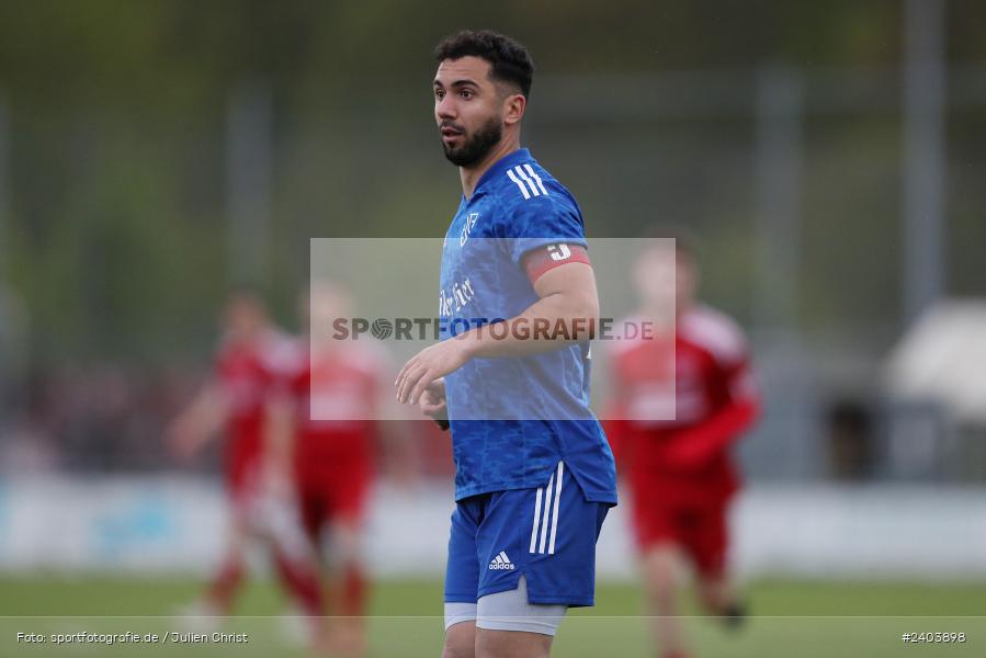 Sportgelände, Lohr, 17.04.2024, sport, action, BFV, Fussball, April 2024, 28. Spieltag, Bezirksliga Unterfranken West, SpVgg Hösbach-Bahnhof, TSV Lohr - Bild-ID: 2403898