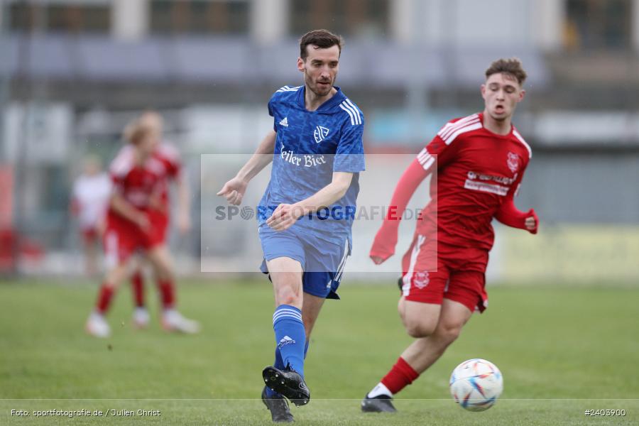 Sportgelände, Lohr, 17.04.2024, sport, action, BFV, Fussball, April 2024, 28. Spieltag, Bezirksliga Unterfranken West, SpVgg Hösbach-Bahnhof, TSV Lohr - Bild-ID: 2403900