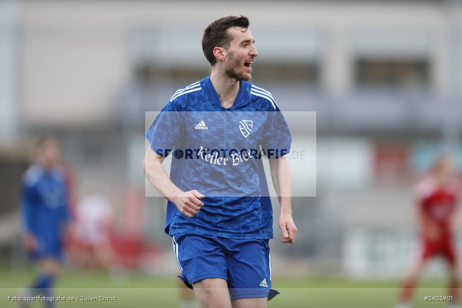 Sportgelände, Lohr, 17.04.2024, sport, action, BFV, Fussball, April 2024, 28. Spieltag, Bezirksliga Unterfranken West, SpVgg Hösbach-Bahnhof, TSV Lohr - Bild-ID: 2403901