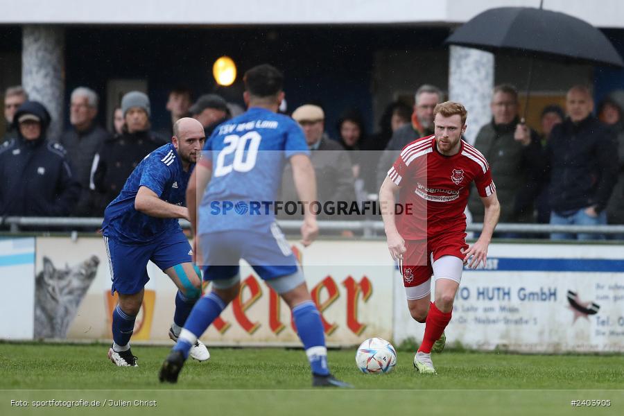 Sportgelände, Lohr, 17.04.2024, sport, action, BFV, Fussball, April 2024, 28. Spieltag, Bezirksliga Unterfranken West, SpVgg Hösbach-Bahnhof, TSV Lohr - Bild-ID: 2403905