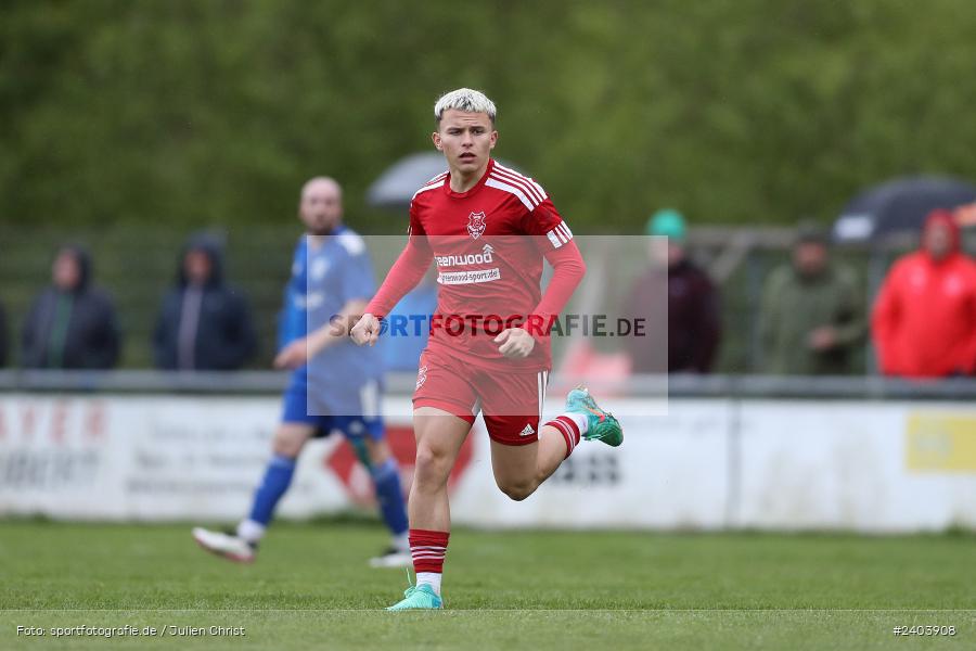Sportgelände, Lohr, 17.04.2024, sport, action, BFV, Fussball, April 2024, 28. Spieltag, Bezirksliga Unterfranken West, SpVgg Hösbach-Bahnhof, TSV Lohr - Bild-ID: 2403908