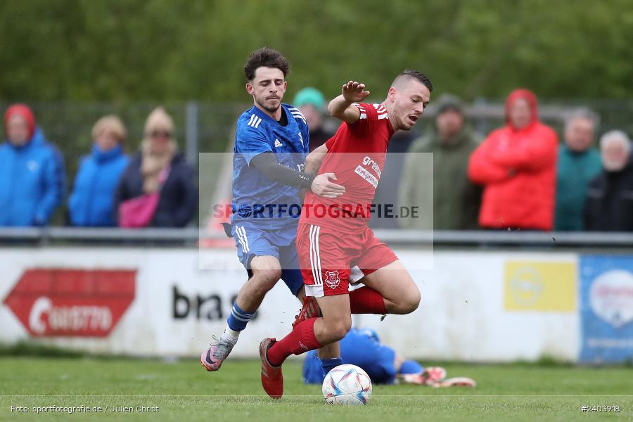 Sportgelände, Lohr, 17.04.2024, sport, action, BFV, Fussball, April 2024, 28. Spieltag, Bezirksliga Unterfranken West, SpVgg Hösbach-Bahnhof, TSV Lohr - Bild-ID: 2403918