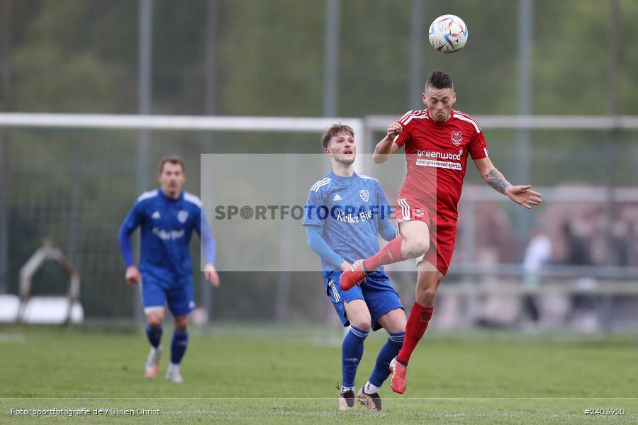 Sportgelände, Lohr, 17.04.2024, sport, action, BFV, Fussball, April 2024, 28. Spieltag, Bezirksliga Unterfranken West, SpVgg Hösbach-Bahnhof, TSV Lohr - Bild-ID: 2403920
