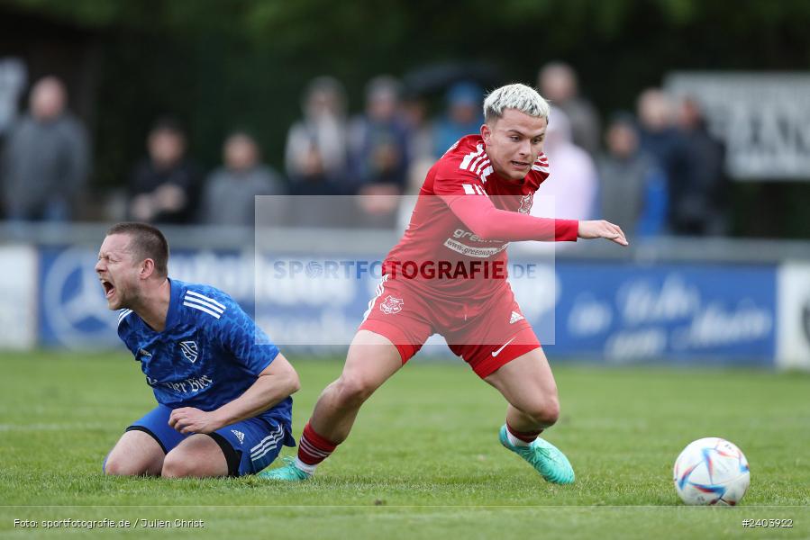 Sportgelände, Lohr, 17.04.2024, sport, action, BFV, Fussball, April 2024, 28. Spieltag, Bezirksliga Unterfranken West, SpVgg Hösbach-Bahnhof, TSV Lohr - Bild-ID: 2403922