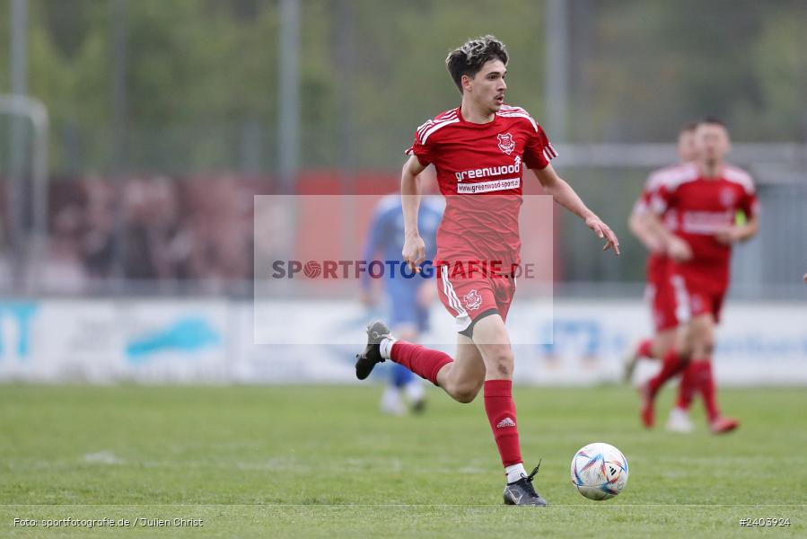 Sportgelände, Lohr, 17.04.2024, sport, action, BFV, Fussball, April 2024, 28. Spieltag, Bezirksliga Unterfranken West, SpVgg Hösbach-Bahnhof, TSV Lohr - Bild-ID: 2403924