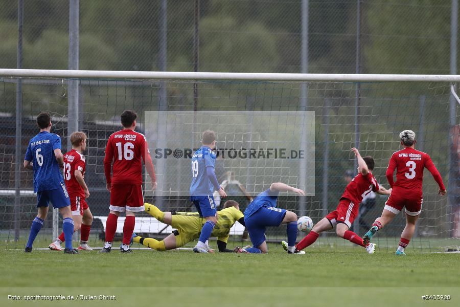 Sportgelände, Lohr, 17.04.2024, sport, action, BFV, Fussball, April 2024, 28. Spieltag, Bezirksliga Unterfranken West, SpVgg Hösbach-Bahnhof, TSV Lohr - Bild-ID: 2403928 Sportgelände, Lohr, 17.04.2024, sport, action, BFV, Fussball, April 2024, 28. Spieltag, Bezirksliga Unterfranken West, SpVgg Hösbach-Bahnhof, TSV Lohr - Bild-ID: 2403928