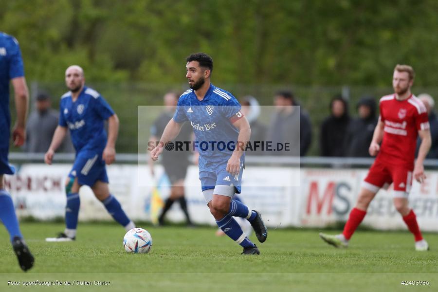 Sportgelände, Lohr, 17.04.2024, sport, action, BFV, Fussball, April 2024, 28. Spieltag, Bezirksliga Unterfranken West, SpVgg Hösbach-Bahnhof, TSV Lohr - Bild-ID: 2403936