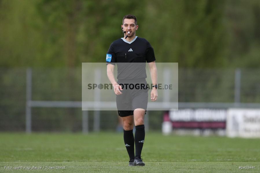 Sportgelände, Lohr, 17.04.2024, sport, action, BFV, Fussball, April 2024, 28. Spieltag, Bezirksliga Unterfranken West, SpVgg Hösbach-Bahnhof, TSV Lohr - Bild-ID: 2403941