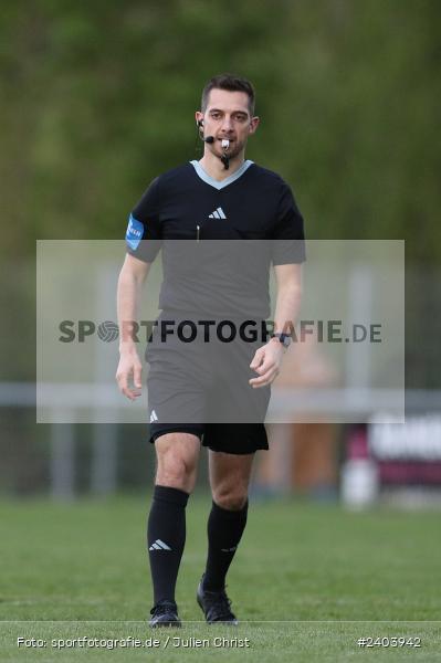 Sportgelände, Lohr, 17.04.2024, sport, action, BFV, Fussball, April 2024, 28. Spieltag, Bezirksliga Unterfranken West, SpVgg Hösbach-Bahnhof, TSV Lohr - Bild-ID: 2403942