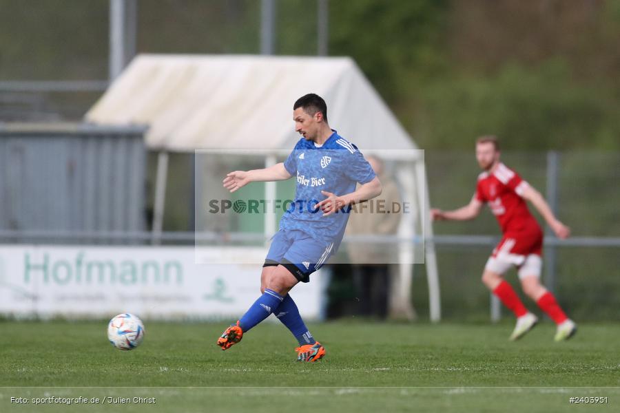 Sportgelände, Lohr, 17.04.2024, sport, action, BFV, Fussball, April 2024, 28. Spieltag, Bezirksliga Unterfranken West, SpVgg Hösbach-Bahnhof, TSV Lohr - Bild-ID: 2403951