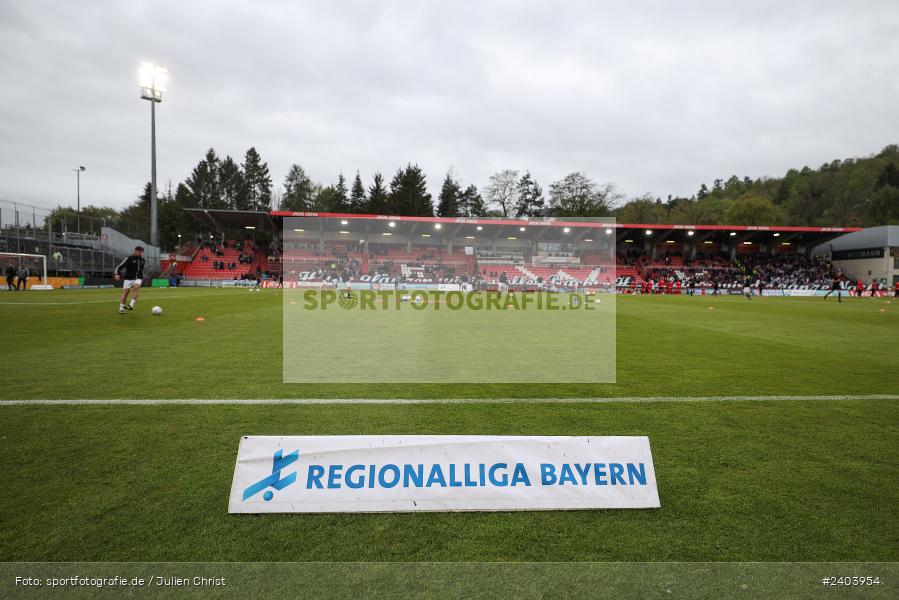 AKON Arena, Würzburg, 20.04.2024, sport, action, BFV, Fussball, April 2024, 30. Spieltag, Regionalliga Bayern, 1. FC Schweinfurt 1905, FC Würzburger Kickers - Bild-ID: 2403954
