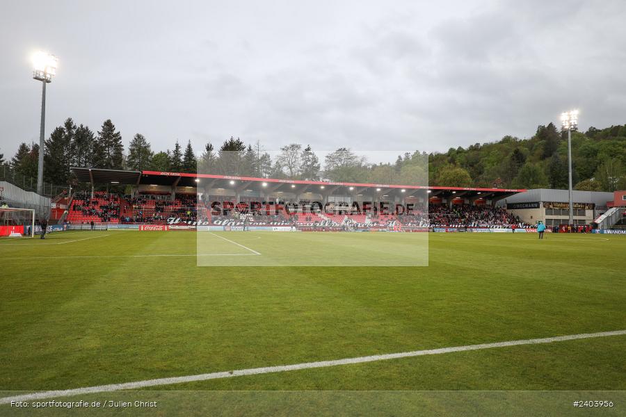 AKON Arena, Würzburg, 20.04.2024, sport, action, BFV, Fussball, April 2024, 30. Spieltag, Regionalliga Bayern, 1. FC Schweinfurt 1905, FC Würzburger Kickers - Bild-ID: 2403956